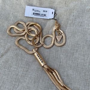 Gold necklace from Guess